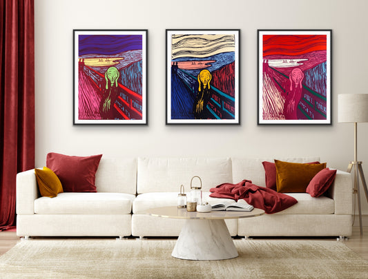 The Scream | Andy Warhol Print by Sunday B. Morning