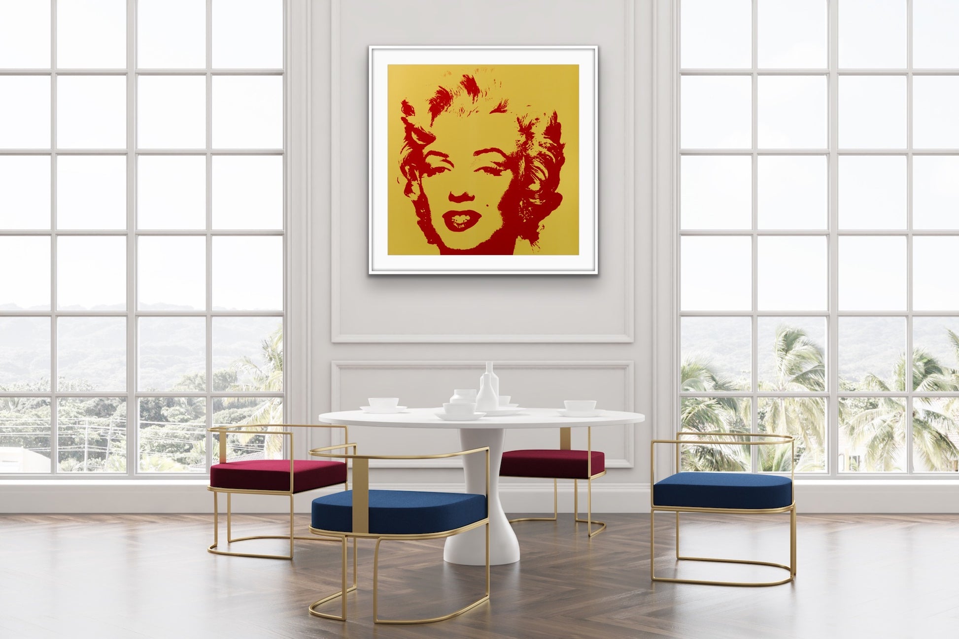 Golden Marilyn Monroe (11.40) | Andy Warhol Print by Sunday B. Morning