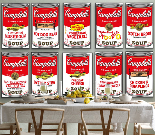 Campbell's Portfolio | Andy Warhol Print by Sunday B. Morning