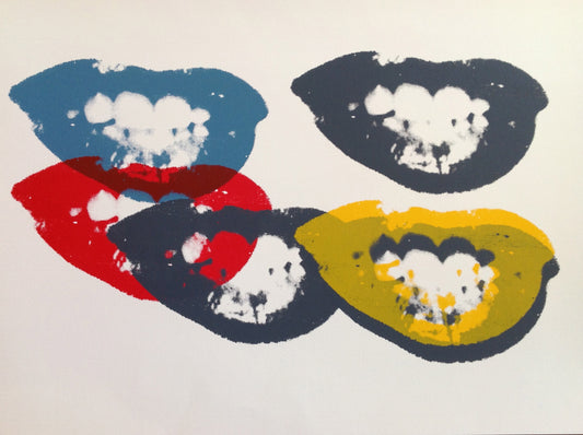 I Love You Kiss Forever | Andy Warhol Print by Sunday B. Morning