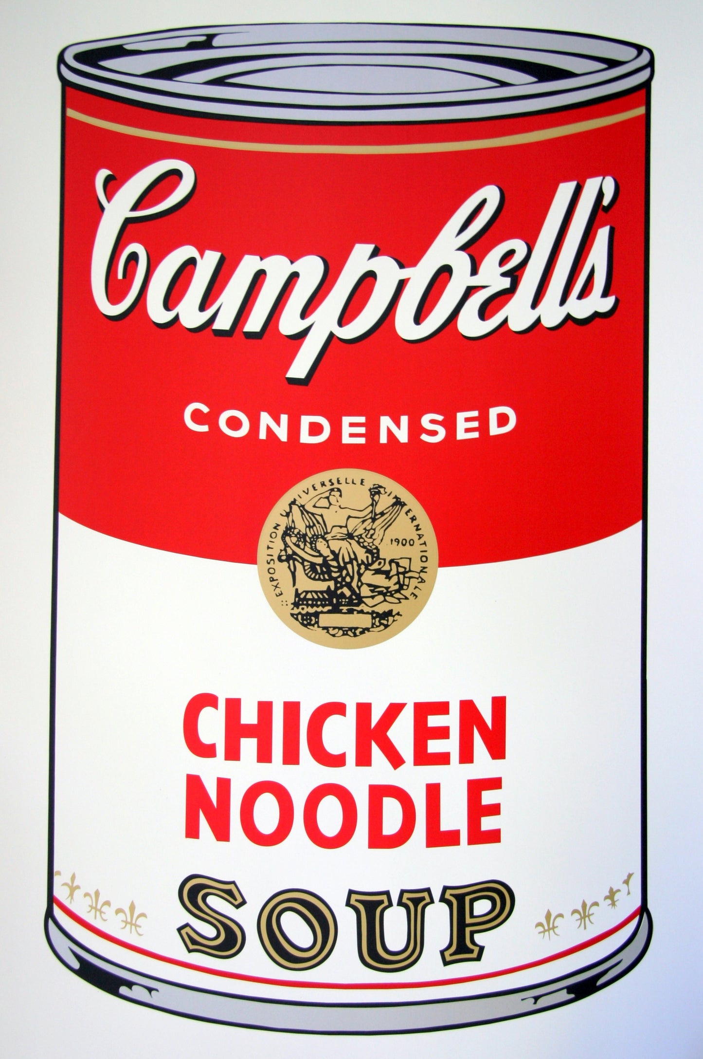 Campbell's Soup Can (chicken noodle) | Andy Warhol Print by Sunday B. Morning