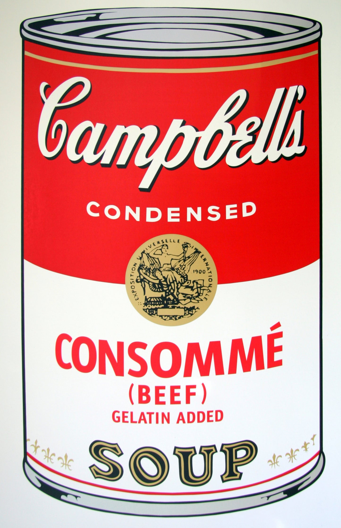 Campbell's Soup Can (consomme) | Andy Warhol Print by Sunday B. Morning