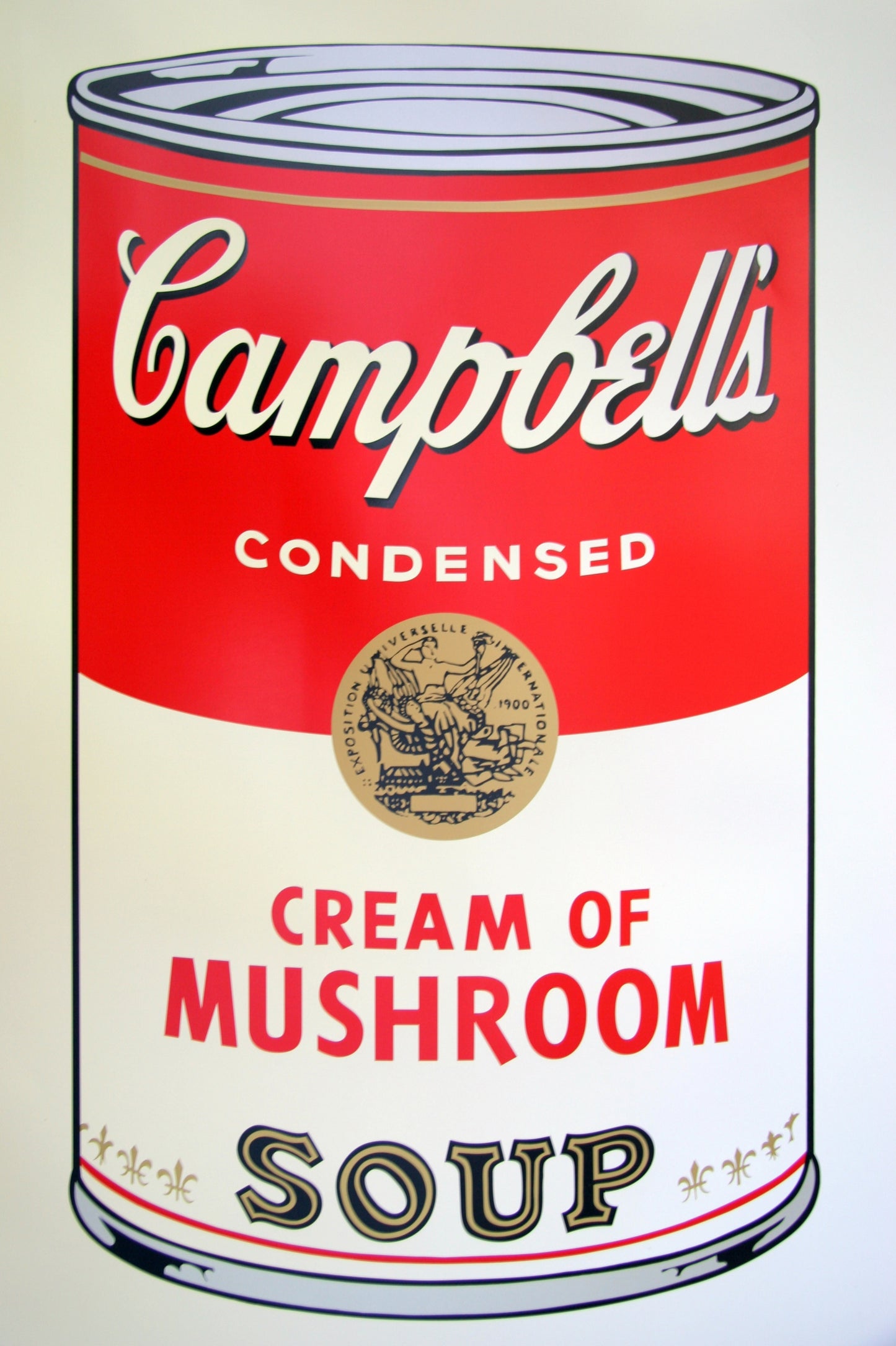 Campbell's Soup Can (mushroom) | Andy Warhol Print by Sunday B. Morning