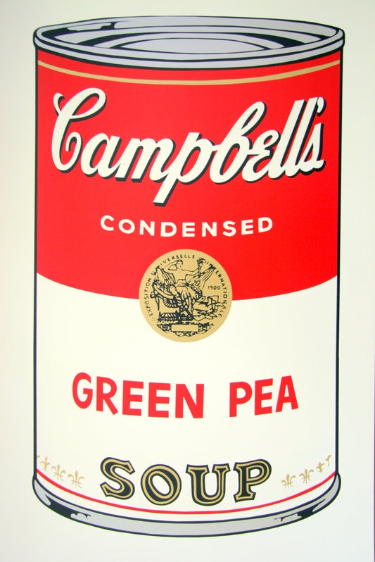 Campbell's Soup Can (grean pea) | Andy Warhol Print by Sunday B. Morning