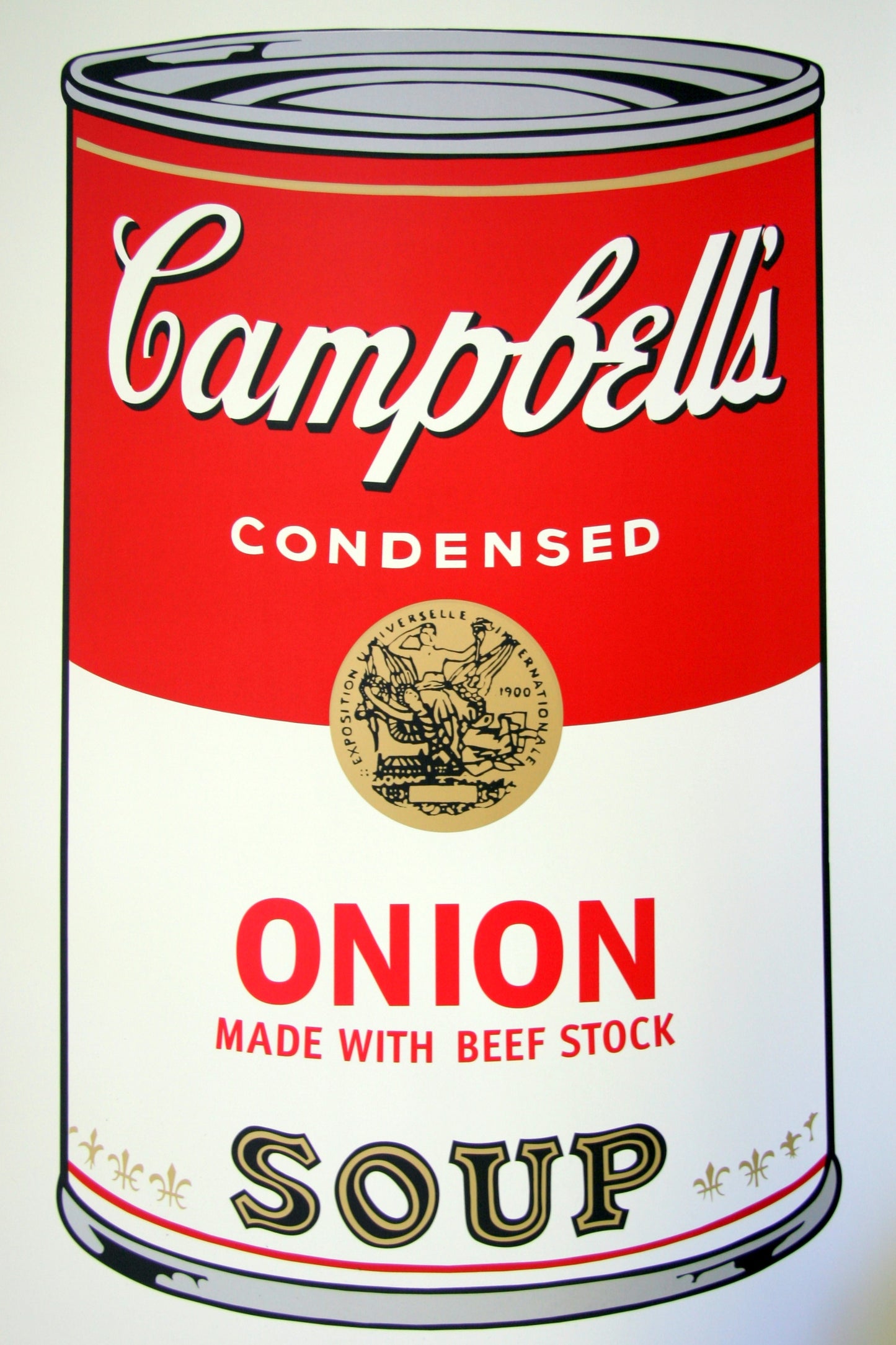 Campbell's Soup Can (onion) | Andy Warhol Print by Sunday B. Morning