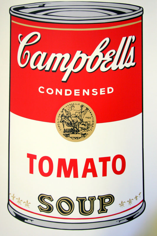 Campbell's Soup Can (tomato) | Andy Warhol Print by Sunday B. Morning