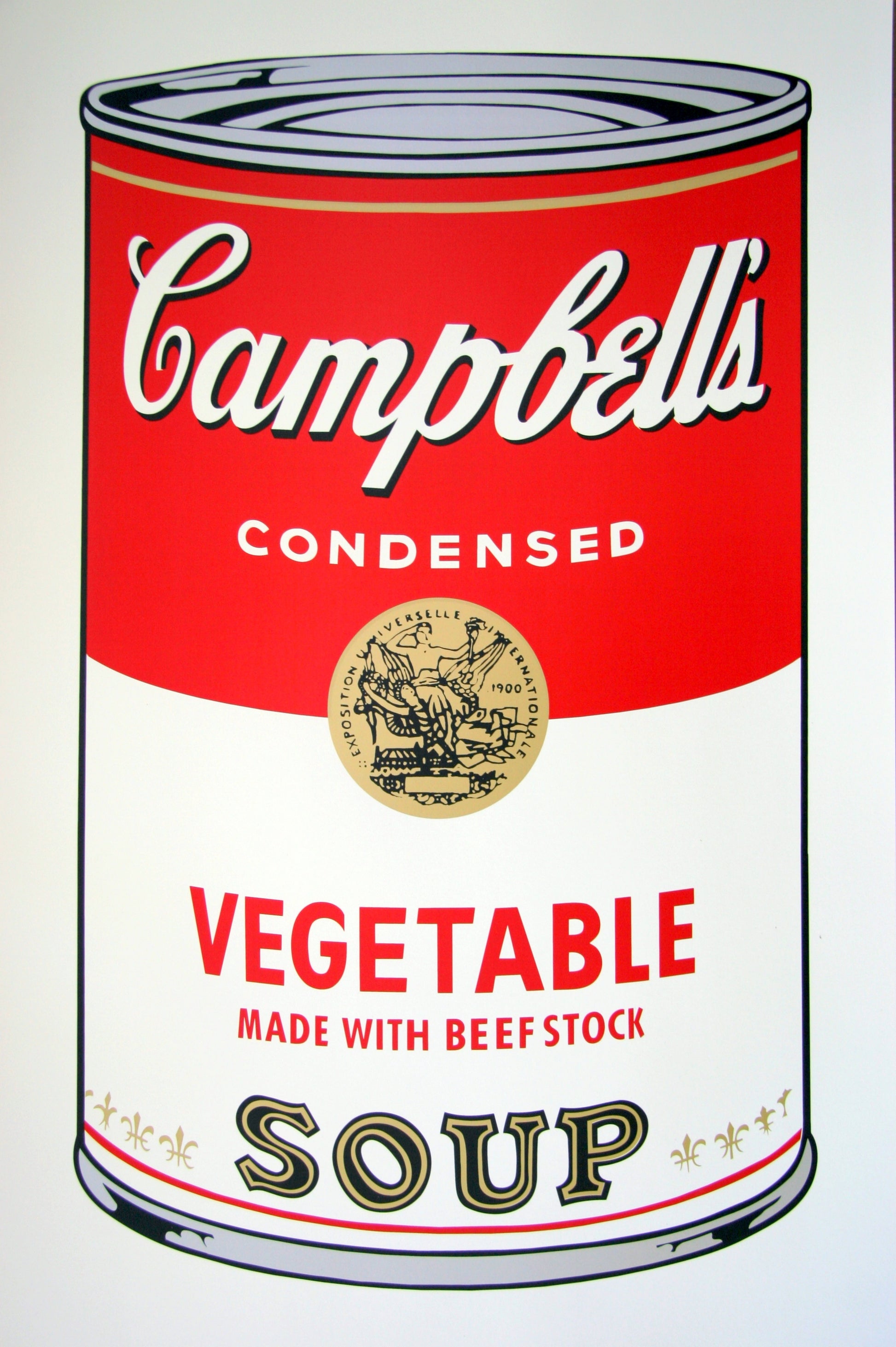 Campbell's Soup Can (vegetable) | Andy Warhol Print by Sunday B. Morning