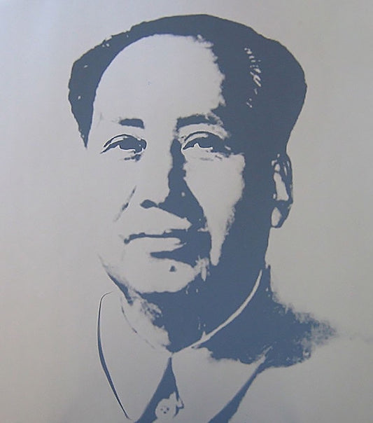 Mao (silver) | Andy Warhol Print by Sunday B. Morning