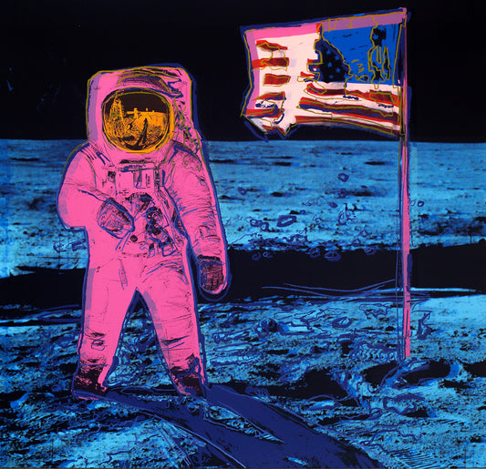 Moonwalk (pink) | Andy Warhol Print by Sunday B. Morning