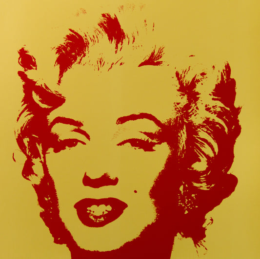 Golden Marilyn Monroe (11.40) | Andy Warhol Print by Sunday B. Morning