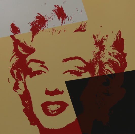 Golden Marilyn Monroe (11.44) | Andy Warhol Print by Sunday B. Morning